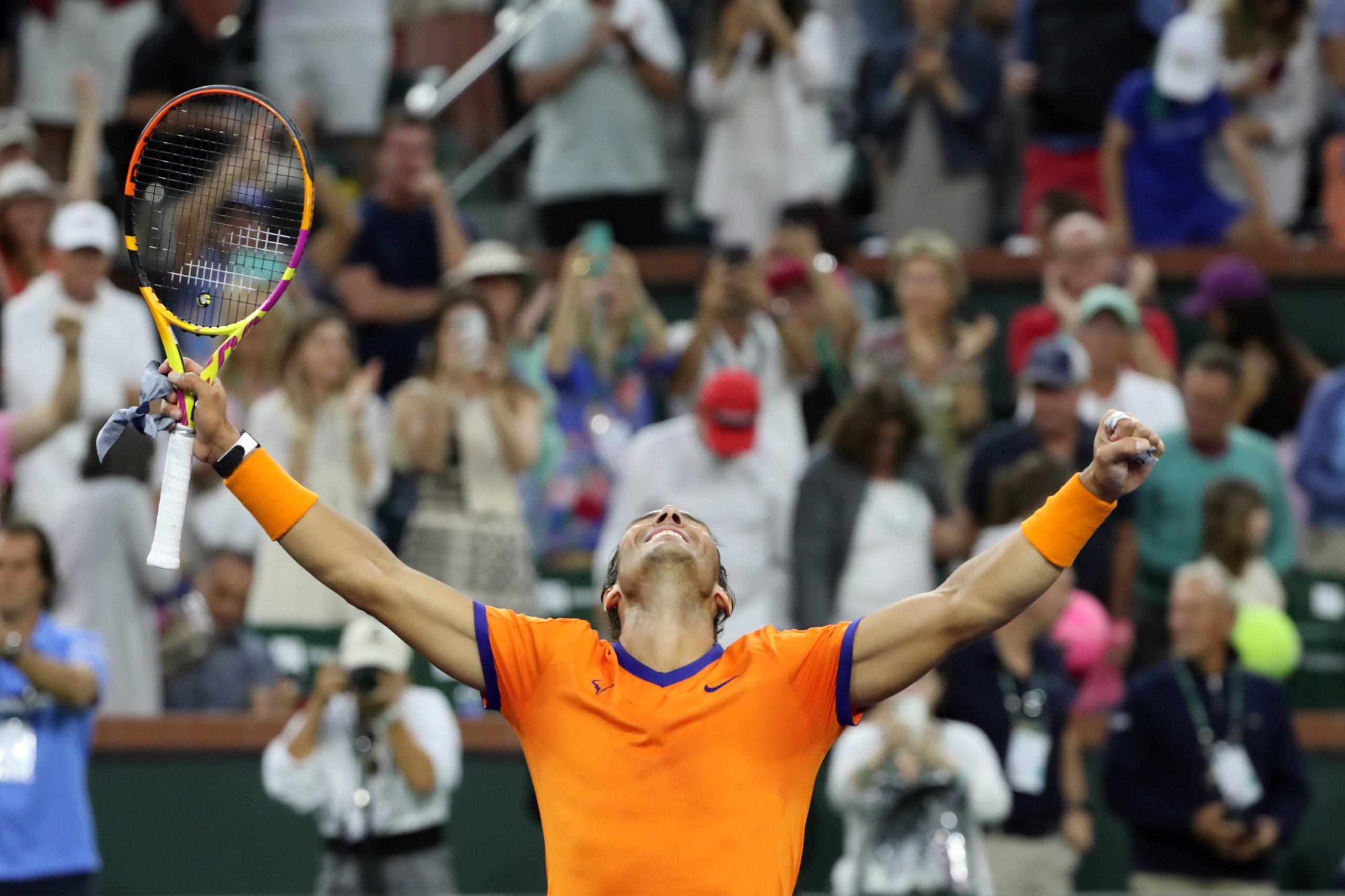 ¡Juegazo en Indian Wells! Rafael Nadal accede a la final Deportrece
