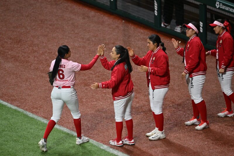 Diablos Rojos Femenil rompe récord de más juegos ganados de forma consecutiva en LMS