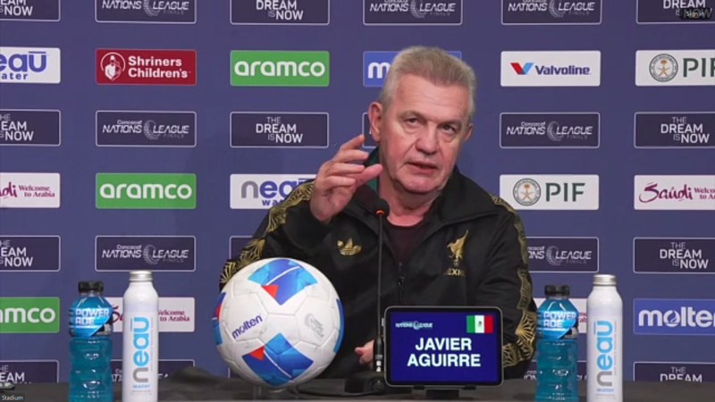 Javier Aguirre revela a tres titulares para la final de la Concacaf Nations League