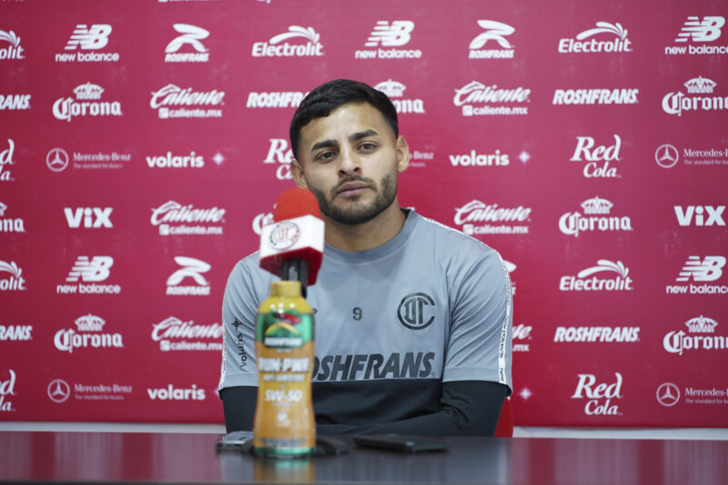Alexis Vega sobre ser capitán del Toluca: “Para mi es un orgullo muy grande”