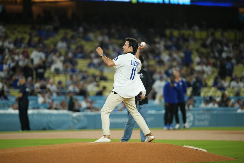 Sergio “Checo” Pérez y su conexión con los Dodgers de Los Ángeles