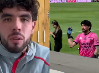 VIDEO: Portero de Necaxa se disculpa tras agresión verbal a afición