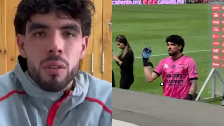 VIDEO: Portero de Necaxa se disculpa tras agresión verbal a afición