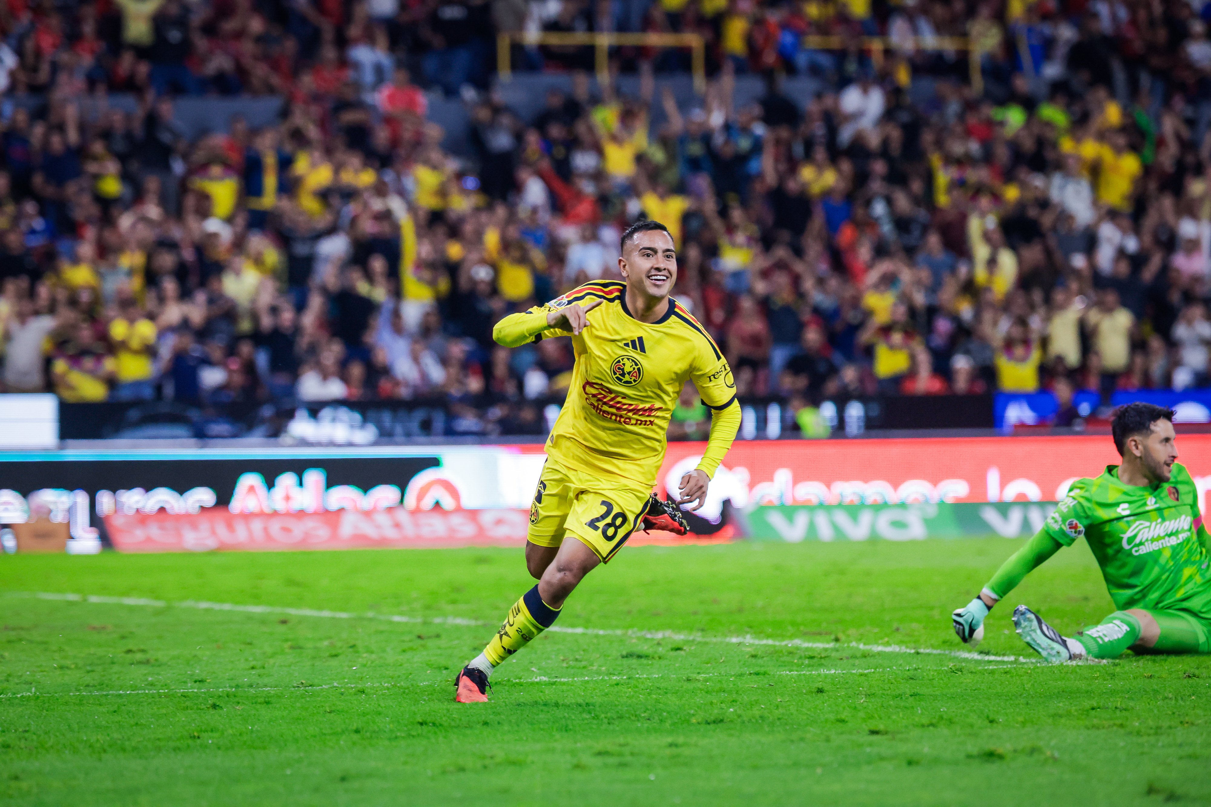 América vs Atlas: Las “Águilas” muestra su superioridad al medio tiempo en Jalisco