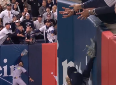 VIDEO: Aficionado de Yankees roba jonrón a Anthony Volpe y los pone contra la pared