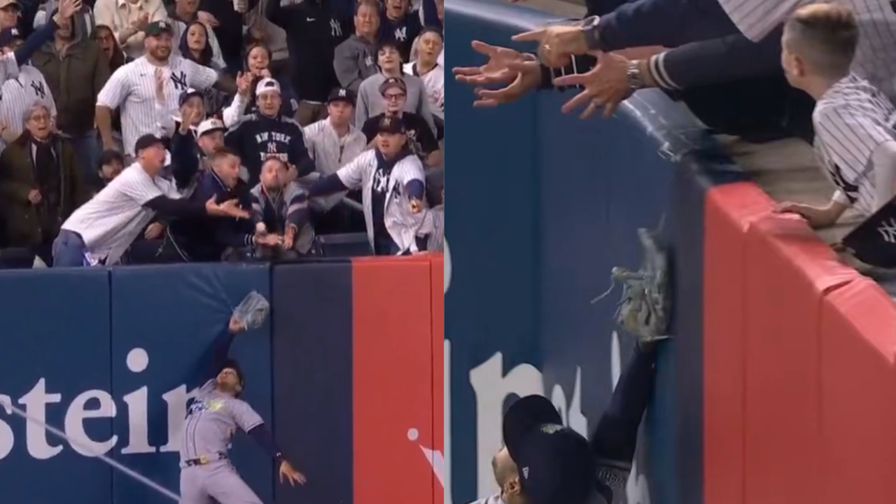 VIDEO: Aficionado de Yankees roba jonrón a Anthony Volpe y los pone contra la pared