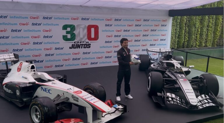VIDEO: Así será el casco que usará “Checo” Pérez en el GP de México
